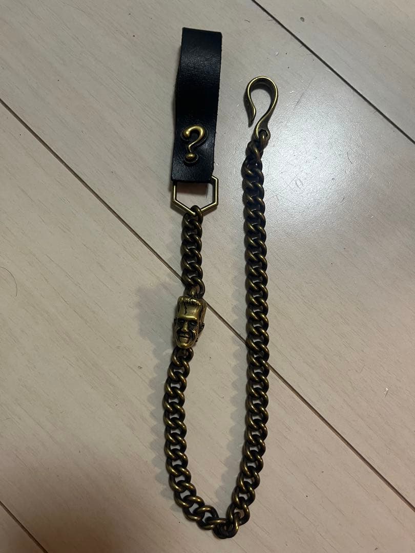 廃盤WEIRDO jewelry FRANKEN ブラス ウォレットチェーン
