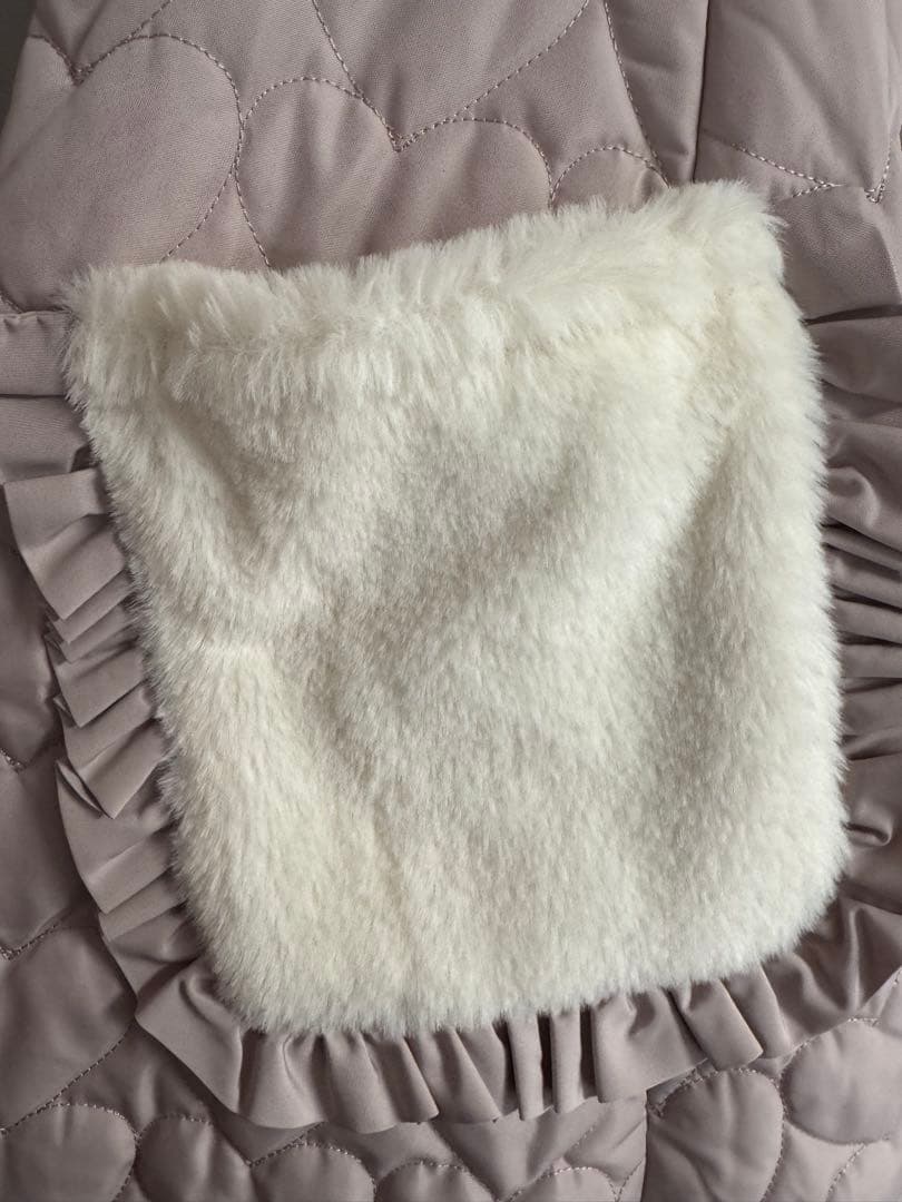 ハートキルティングコート