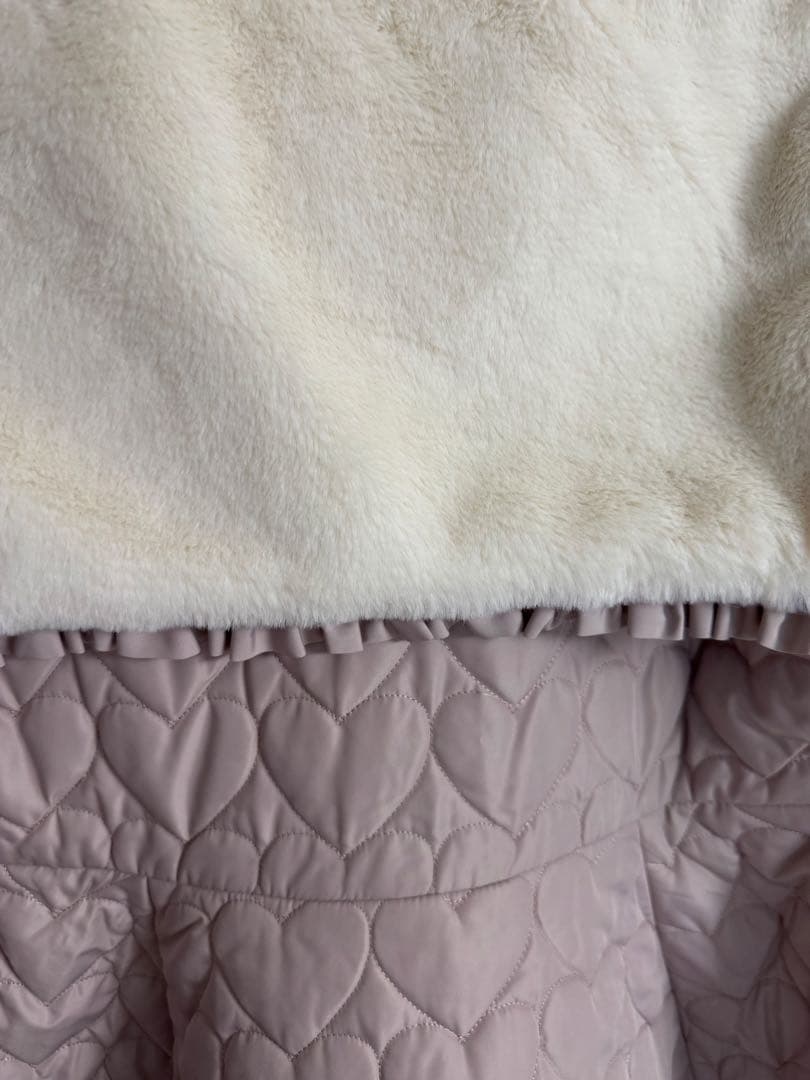 ハートキルティングコート