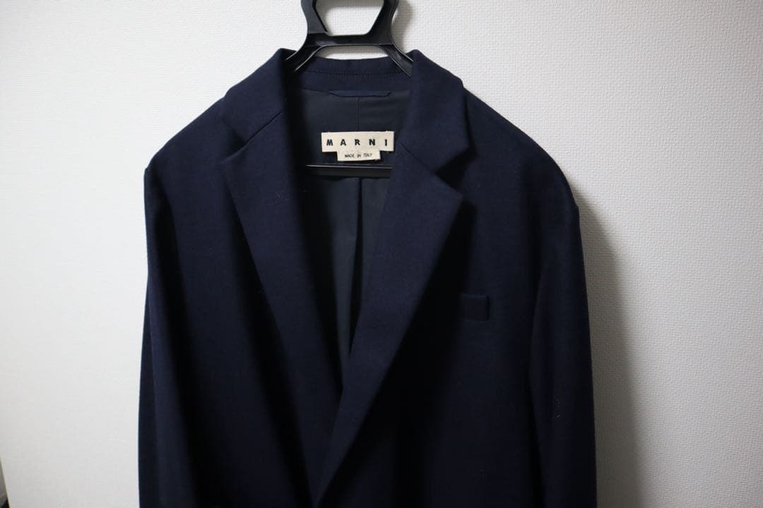 MARNI 44 マルタンガルウールコート　マルニ　ニット　シャツ　パンツ