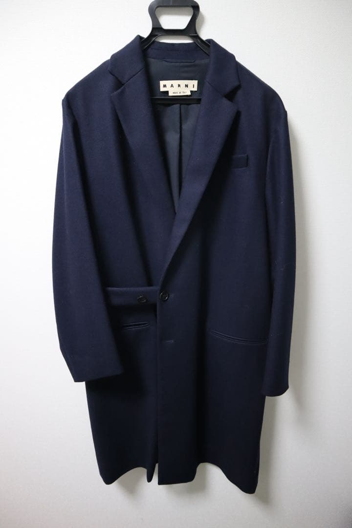 MARNI 44 マルタンガルウールコート　マルニ　ニット　シャツ　パンツ