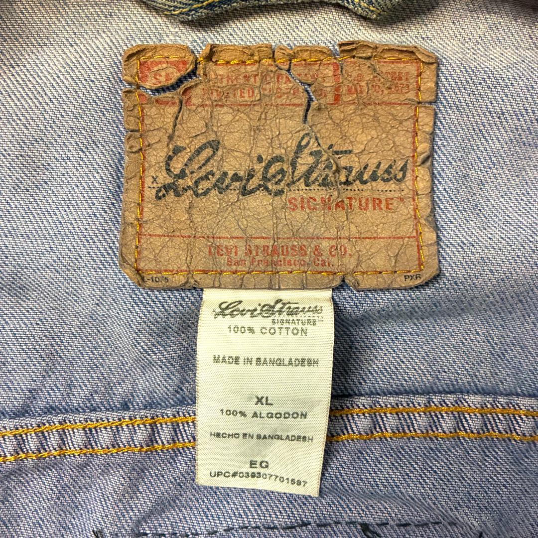 Levi’s デニムジャケット US ARMY ワッペン カスタムパッチ XL
