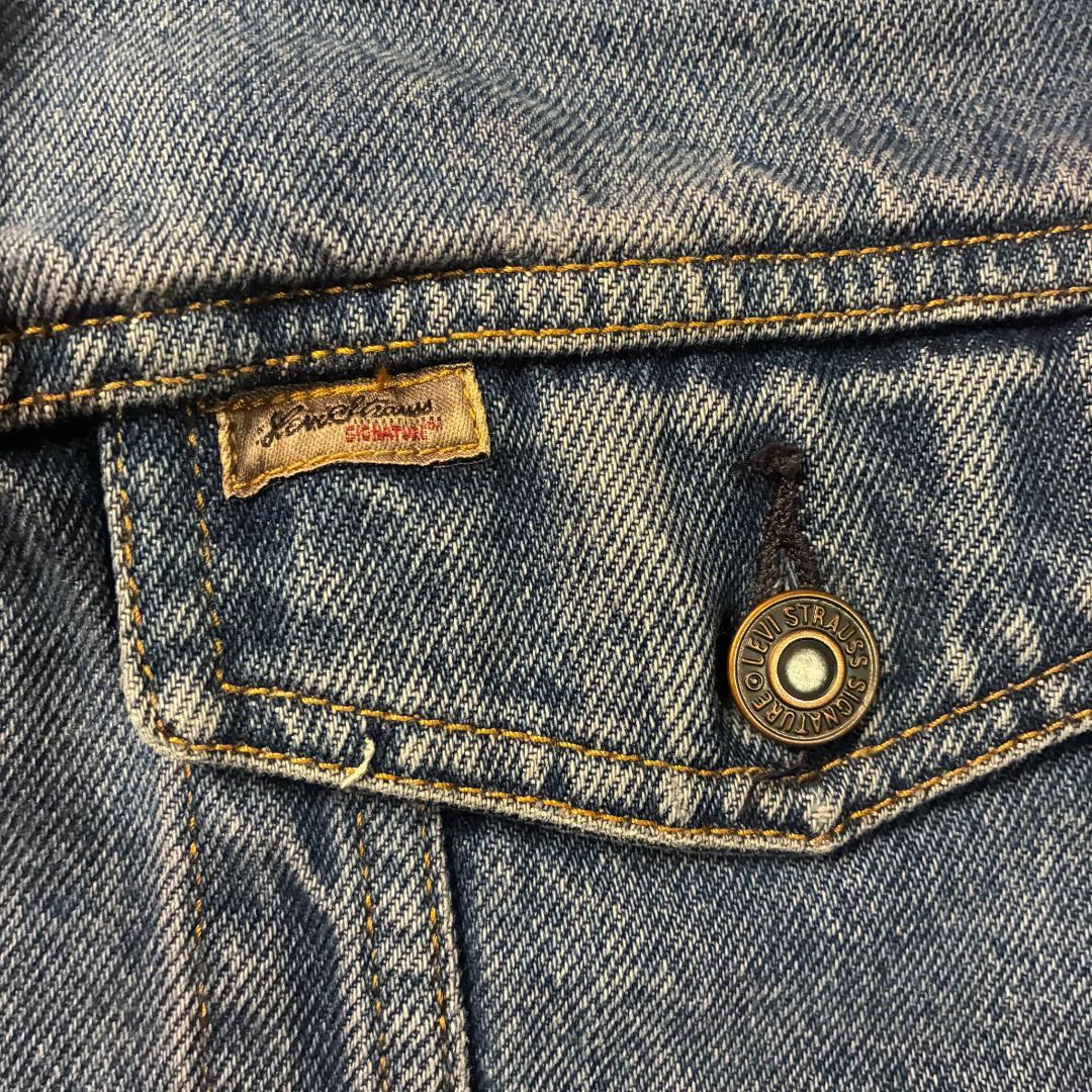 Levi’s デニムジャケット US ARMY ワッペン カスタムパッチ XL