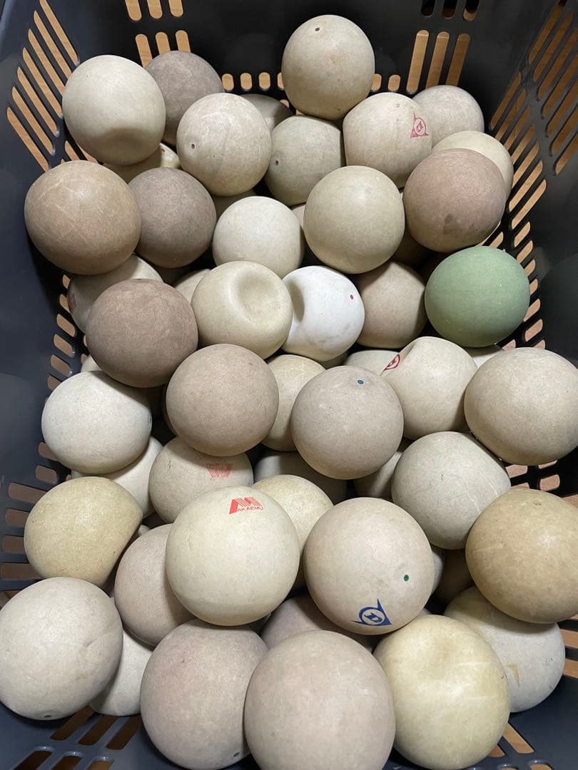 ソフトテニス練習用　ボール80球セット　カゴなし