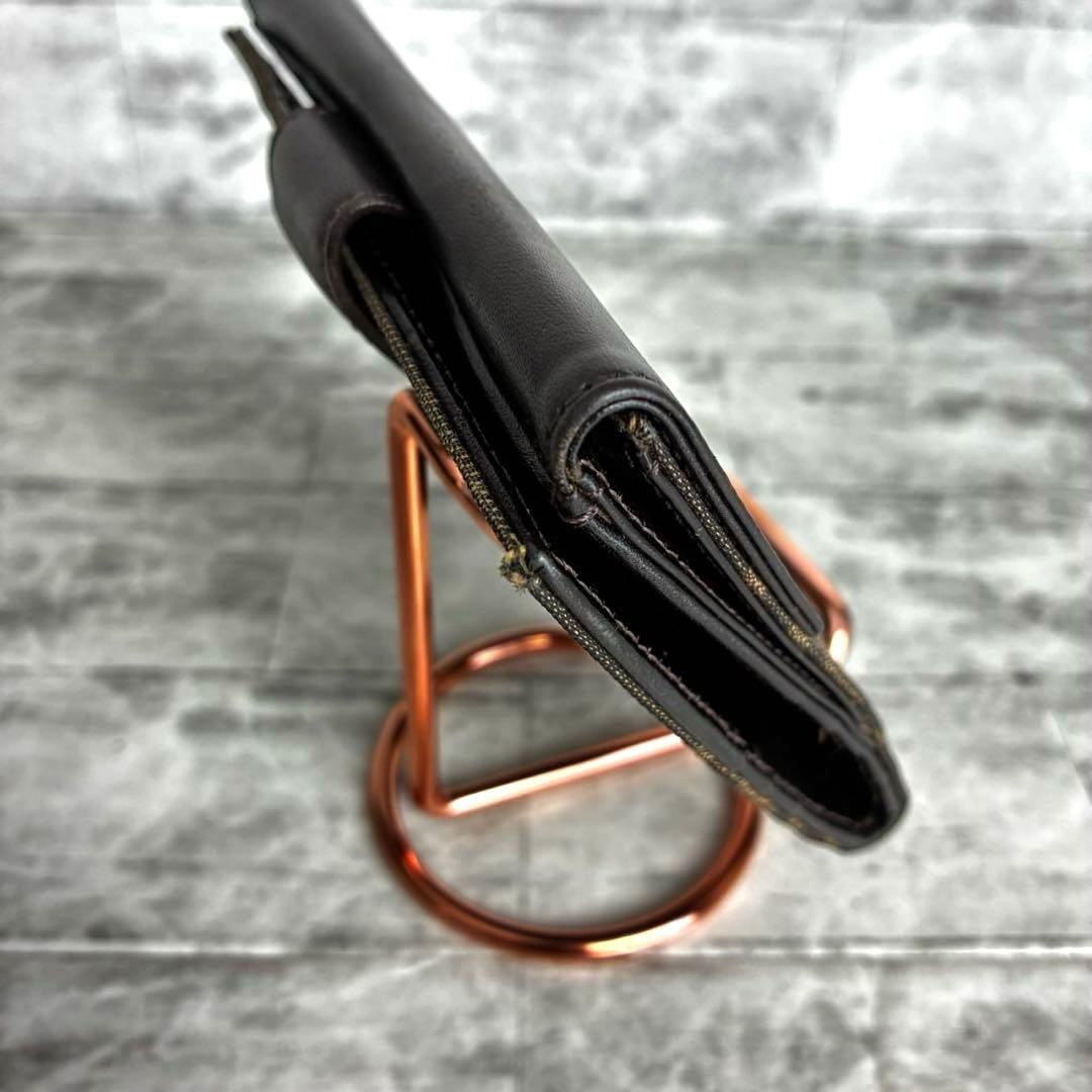 Fendi 二つ折り財布 FFロゴ ブラック ブラウン