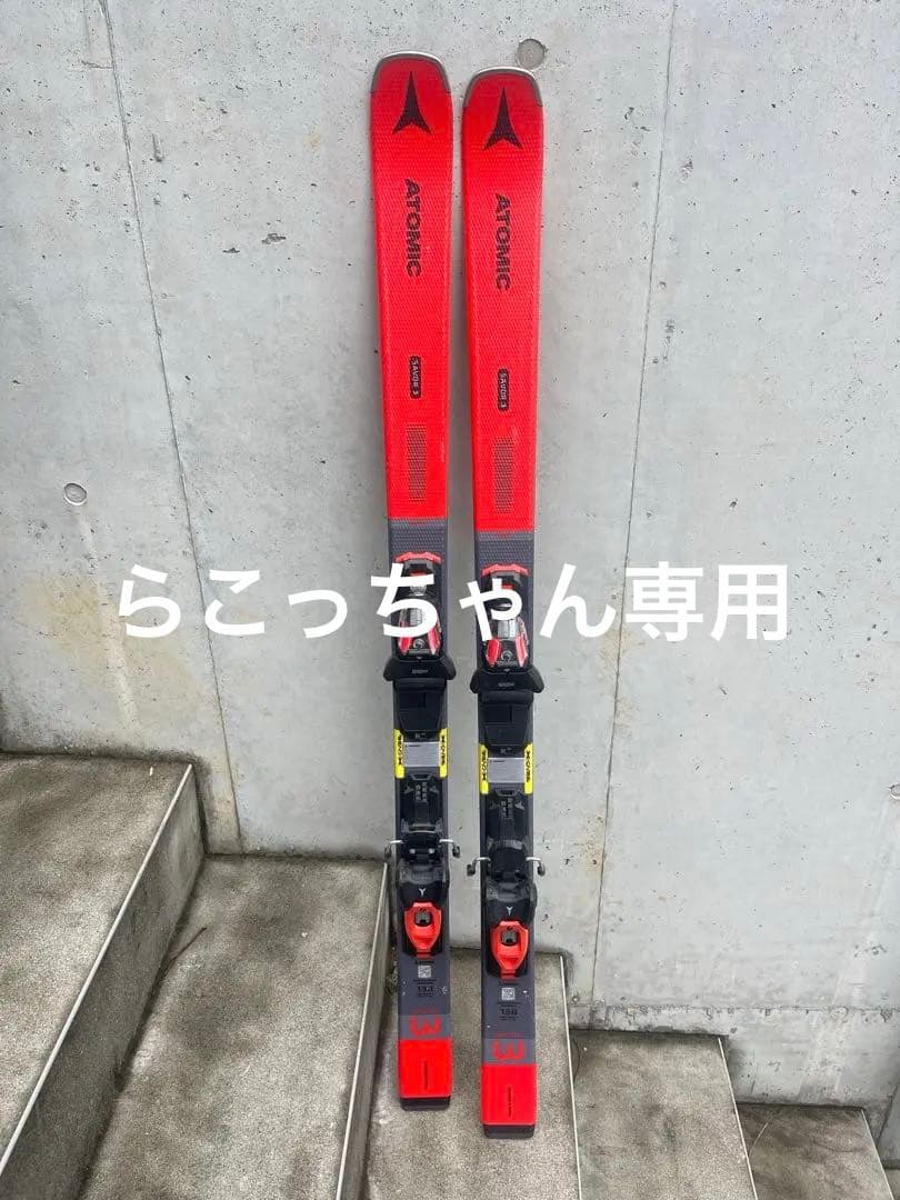 ATOMIC スキーセット 20-21 SAVOR 3 RED 金具付き 138