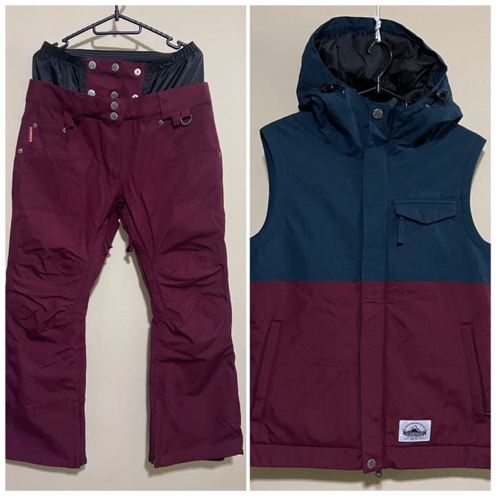スノボに★美品売り切り！AA HARDWEAR ベスト＋パンツ