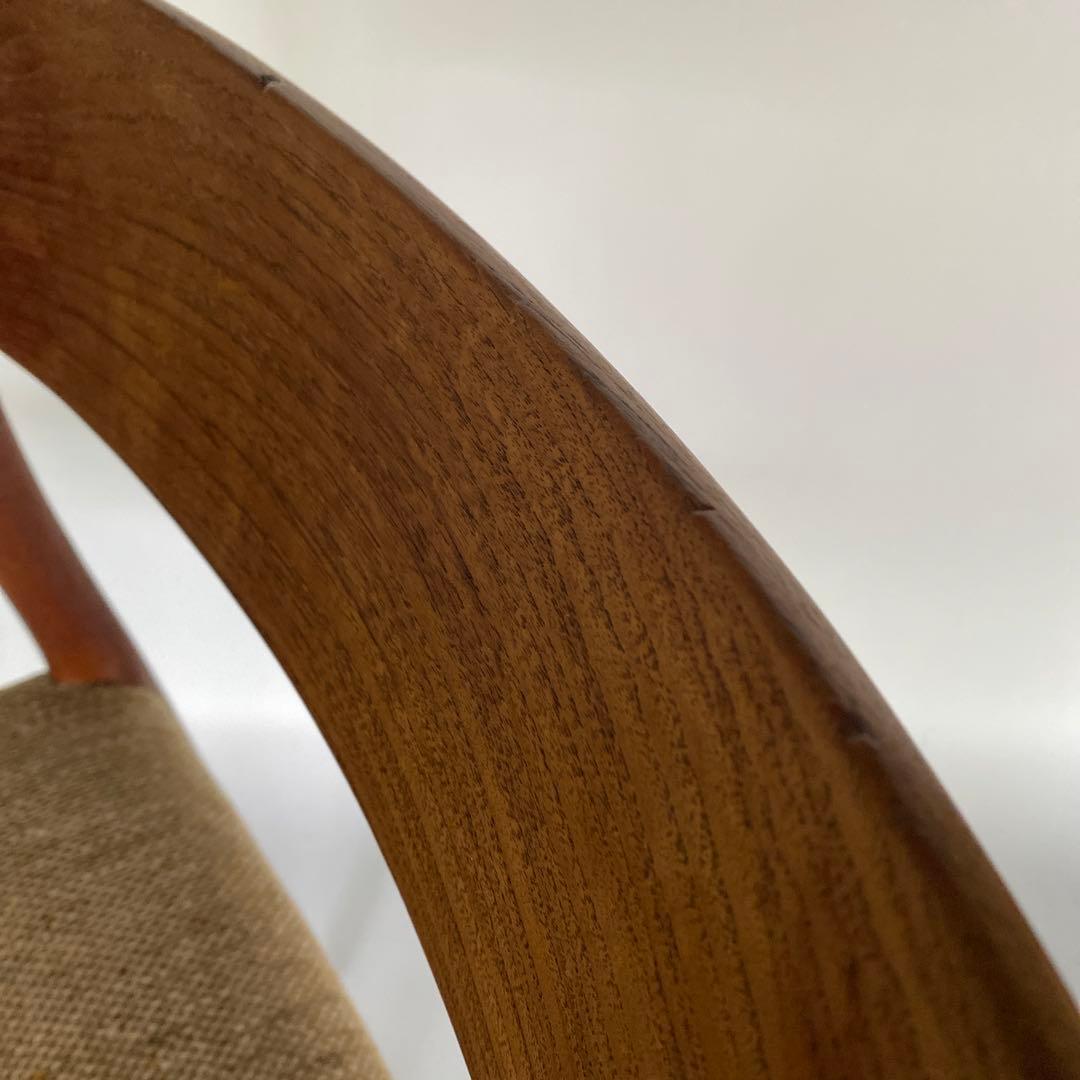 J.L. Møller No.75 ダイニングチェア チーク ファブリック