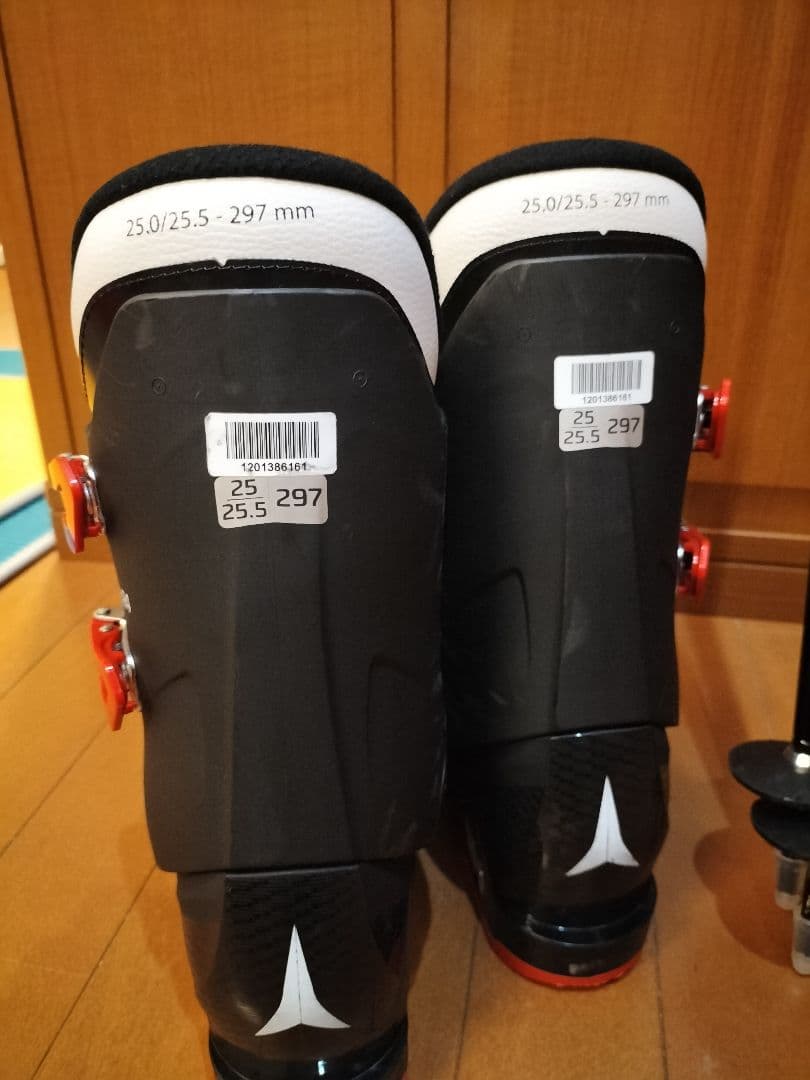 HEAD スキーセット ブーツATOMIC25.5cm ジュニアスキー　小中学生