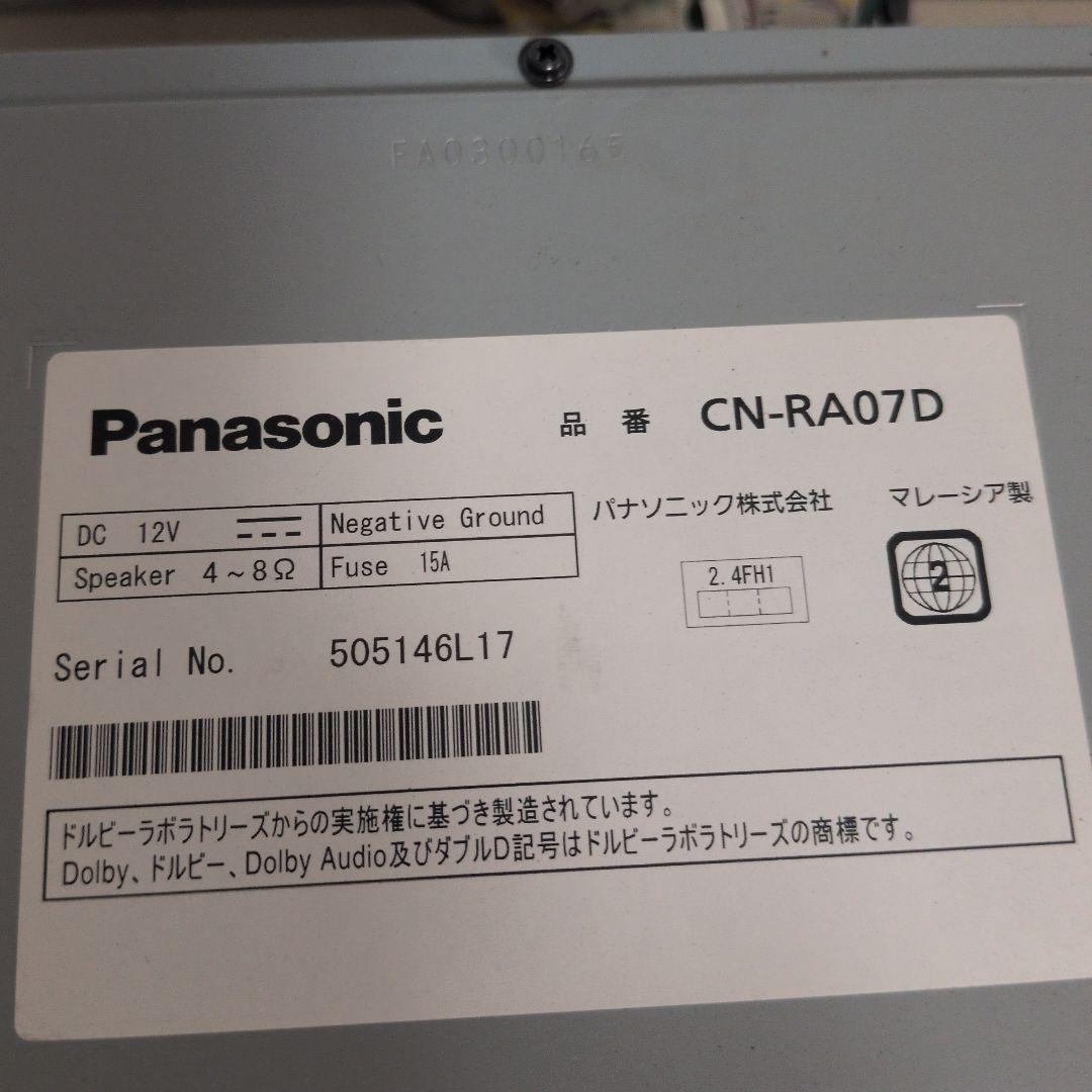 84 動作良好 パナソニック ストラーダ CN-RA07D カーナビ 2020年