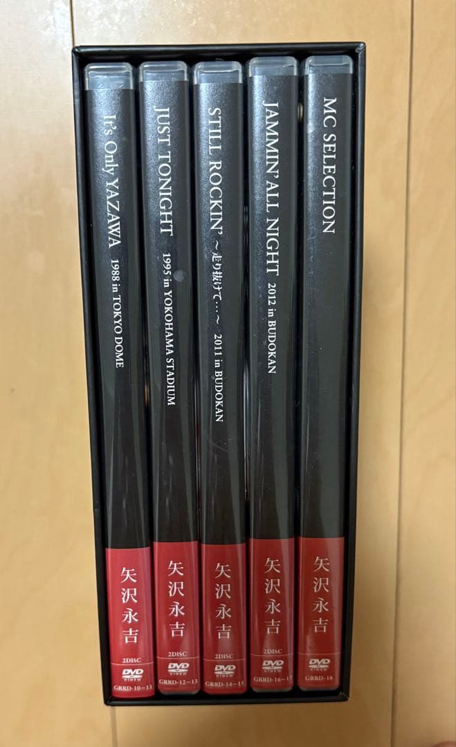 矢沢永吉 Eikichi Yazawa TREASURE BOX DVD 5枚組