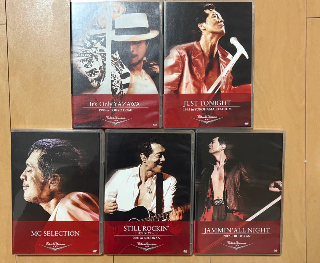 矢沢永吉 Eikichi Yazawa TREASURE BOX DVD 5枚組