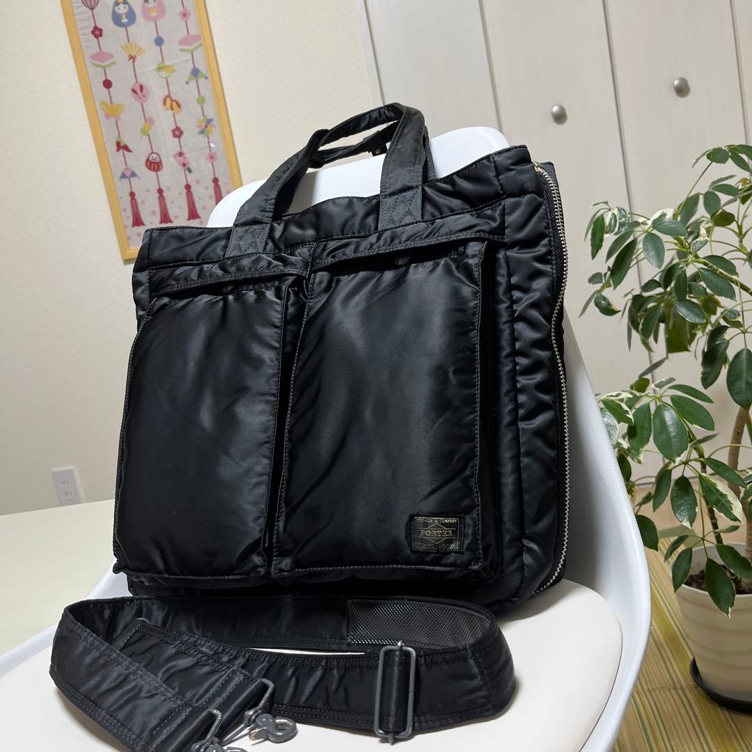 美品 PORTERポーターTANKER タンカー トート・ショルダーバック 2w