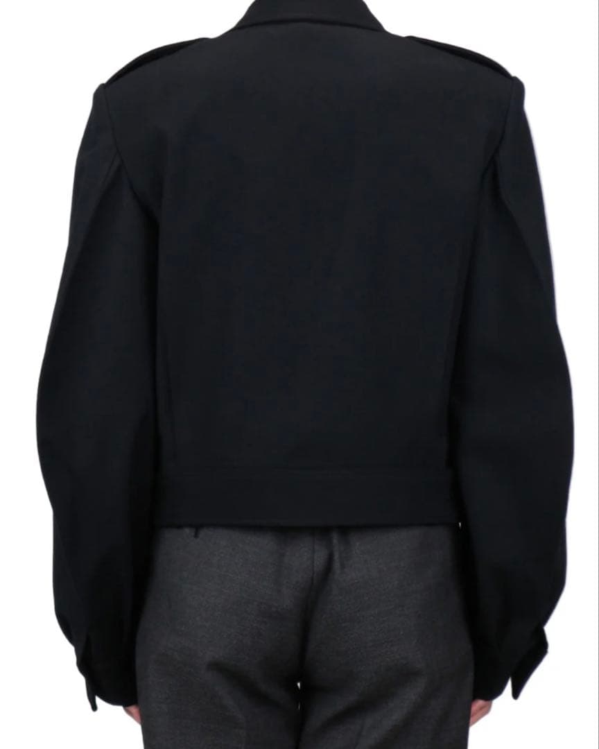 サリバンWOOL BARATHEA MASSIVE ROUNDED JACKET