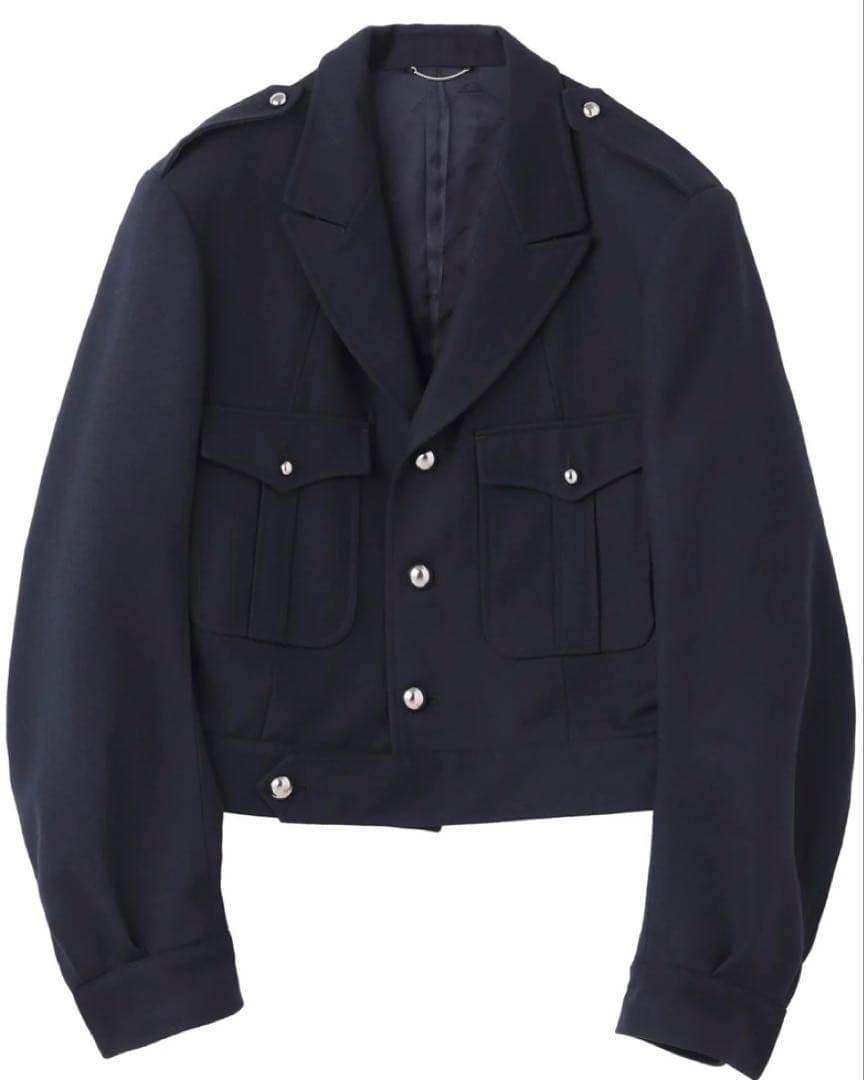 サリバンWOOL BARATHEA MASSIVE ROUNDED JACKET