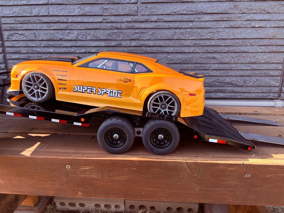 トレーラー　（トラクサス scx10 cc02 rc4wd ドリフト クローラー