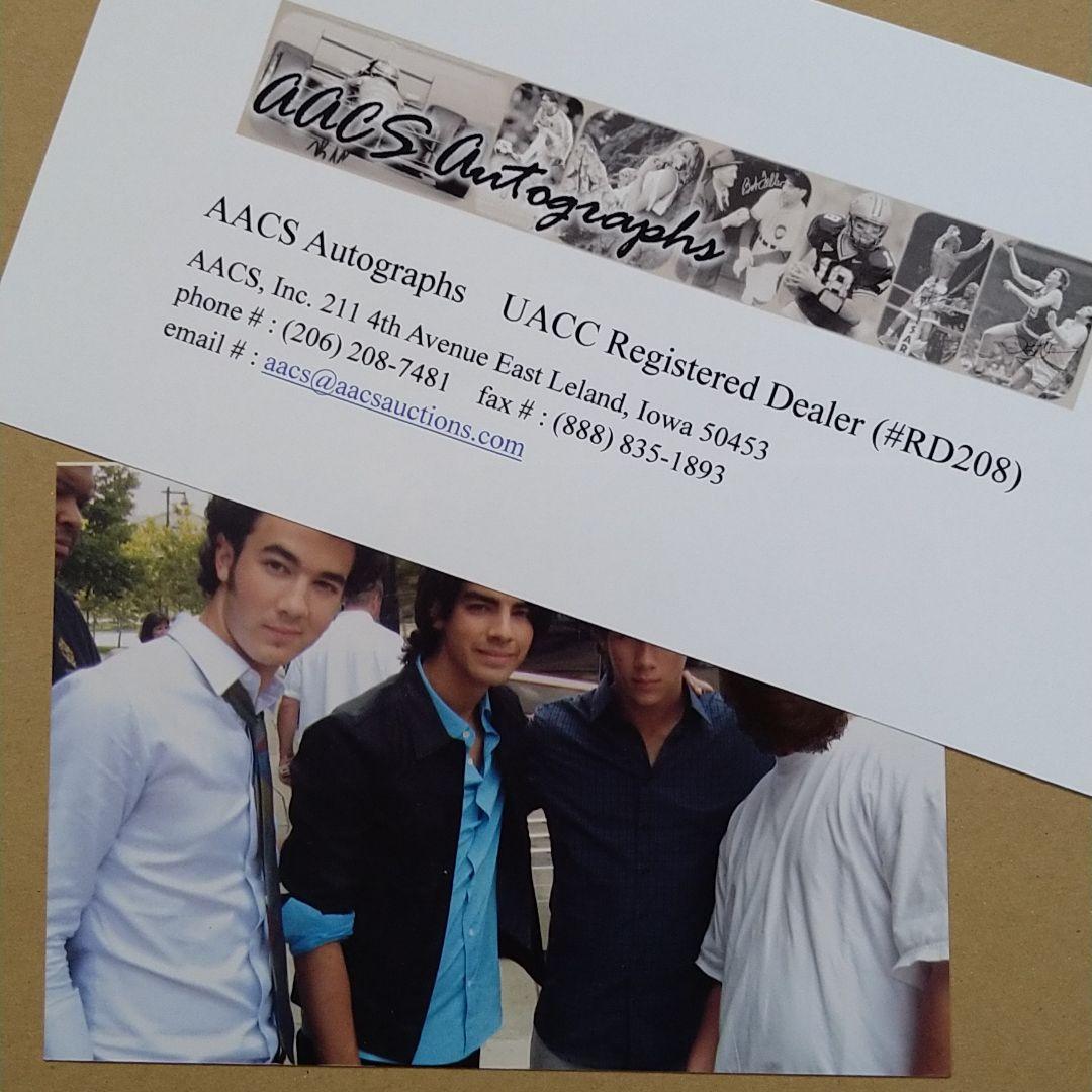 サイン入り　海外雑誌　Jonas Brothers