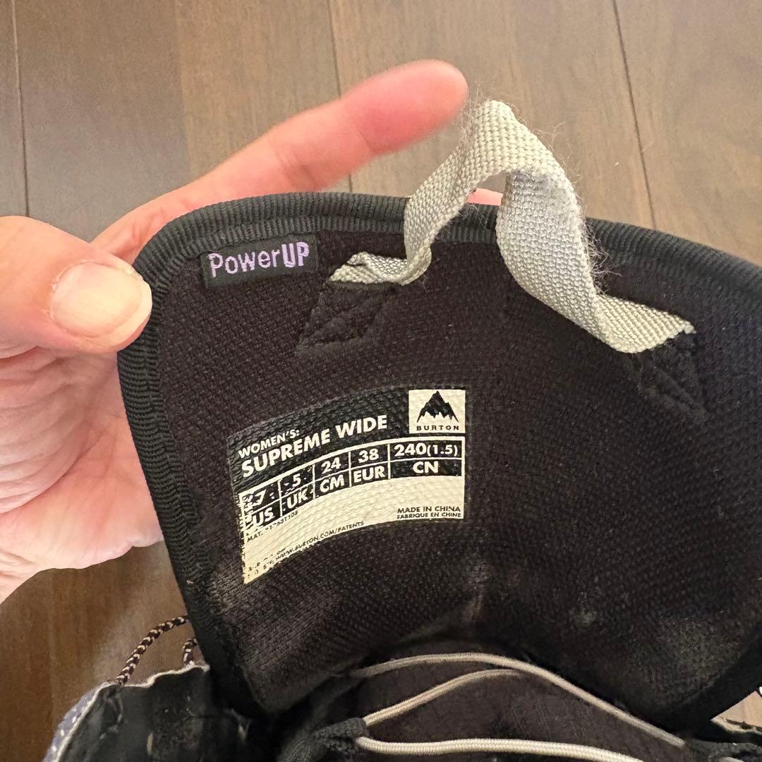 12/7まで値下げ★Burton SUPREME 24cm スノーボード ブーツ