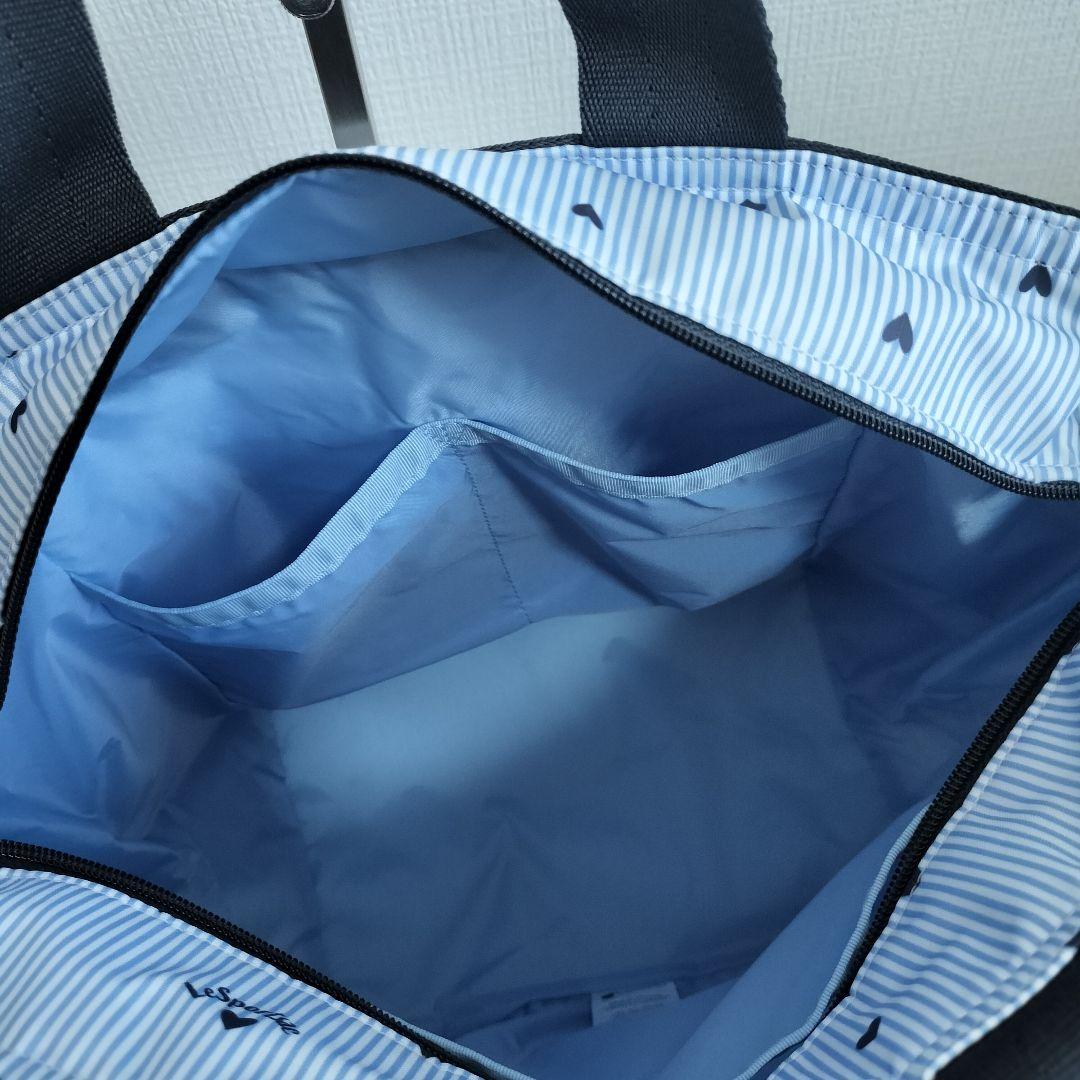 美品♪LeSportsac フレッシュブラックハーツ トートバッグ 日本限定