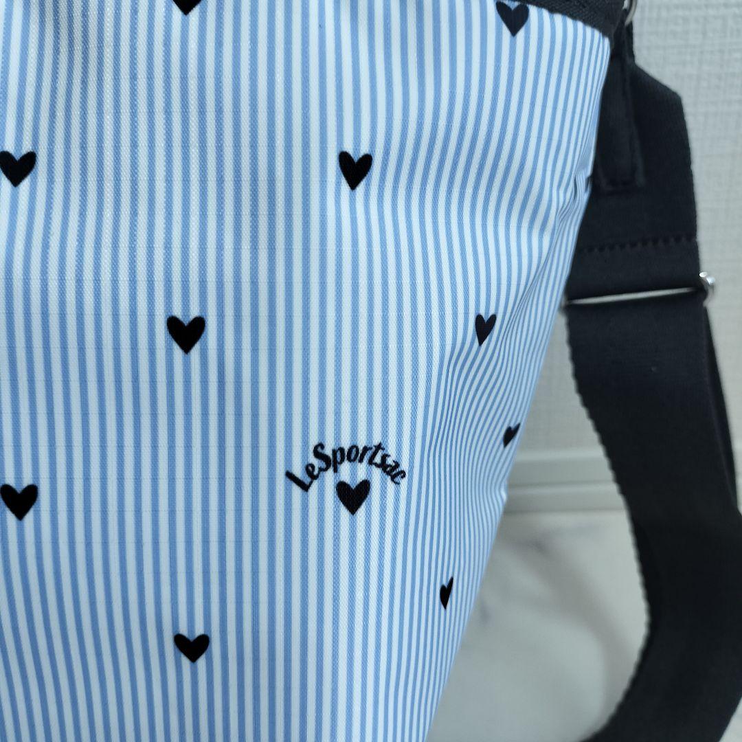 美品♪LeSportsac フレッシュブラックハーツ トートバッグ 日本限定