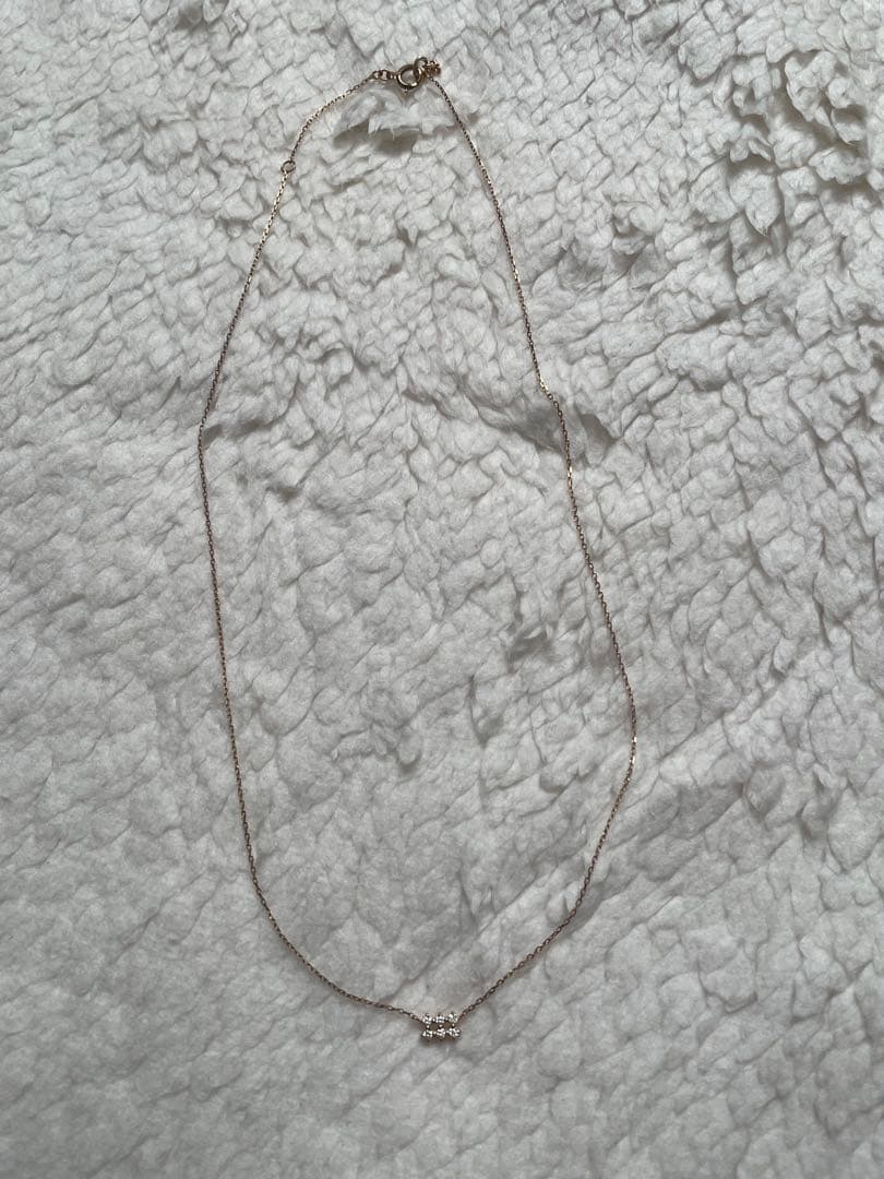 【極美品】COCOSHNIK ココシュニック K10ダイヤ　ネックレス