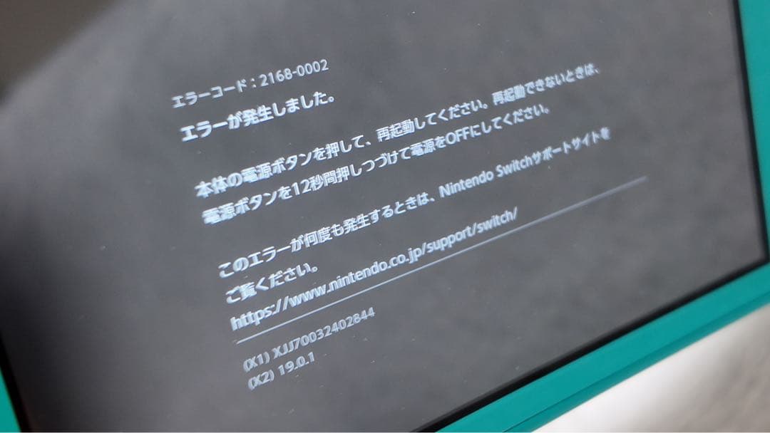Nintendo Switch Lite ターコイズ本体　ジャンク　付属品未使用