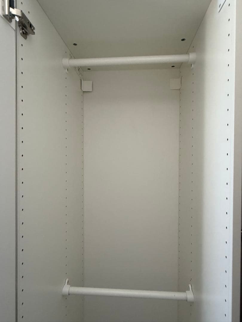 IKEA PAX ワードローブ キャビネット ミラー扉付き ホワイ50cm幅