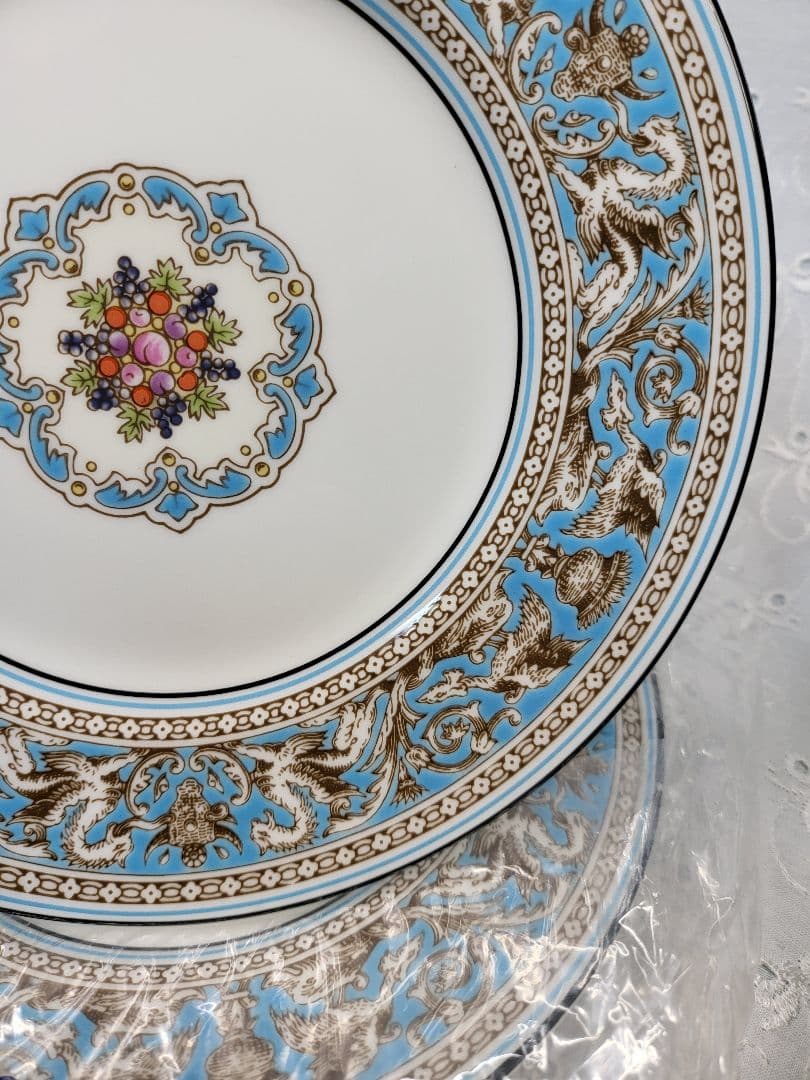 2枚✨未使用✨ウエッジウッド フロレンティーンターコイズ プレート 皿