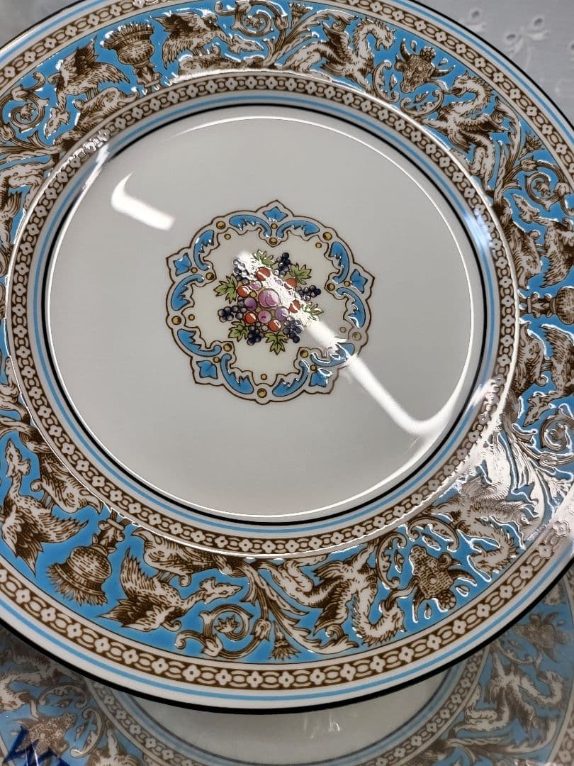 2枚✨未使用✨ウエッジウッド フロレンティーンターコイズ プレート 皿