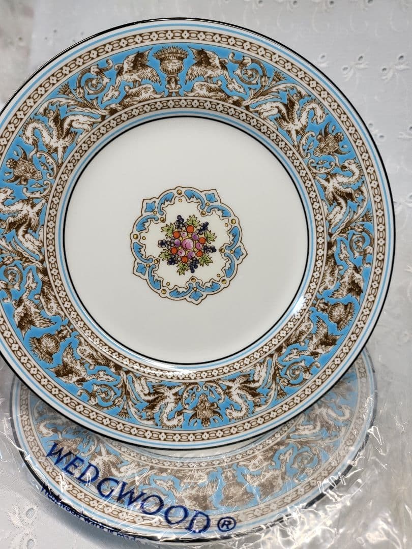 2枚✨未使用✨ウエッジウッド フロレンティーンターコイズ プレート 皿