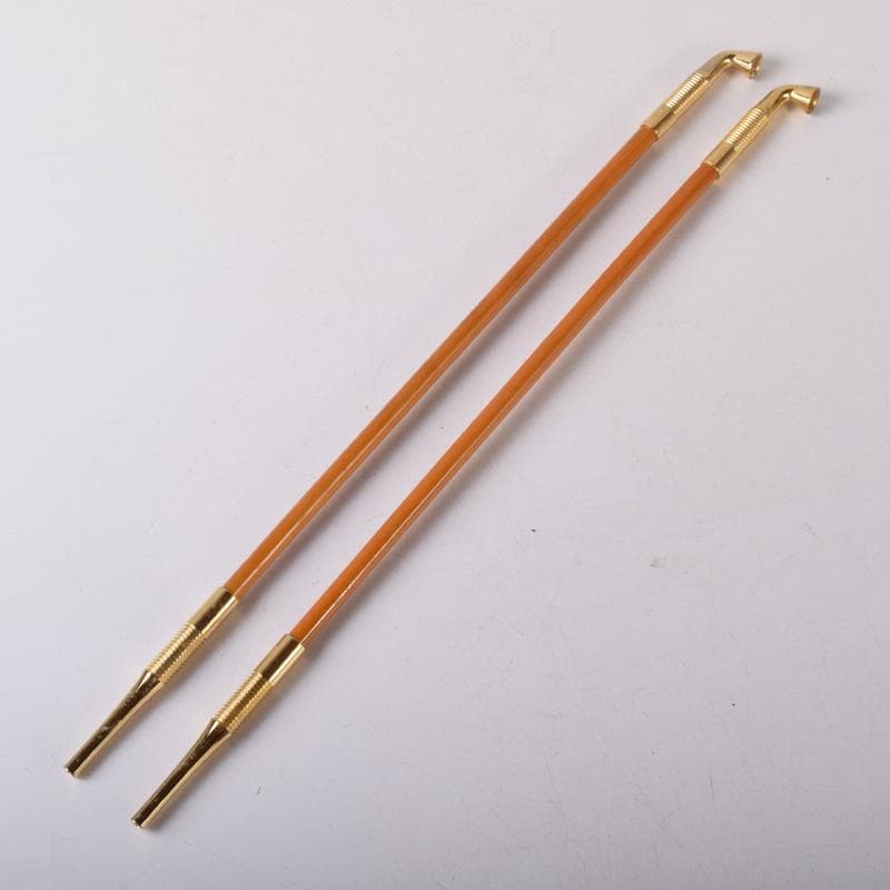 金工師　木村清斎作　而妙斎好　煙管　一對　共布共箱　C　7787