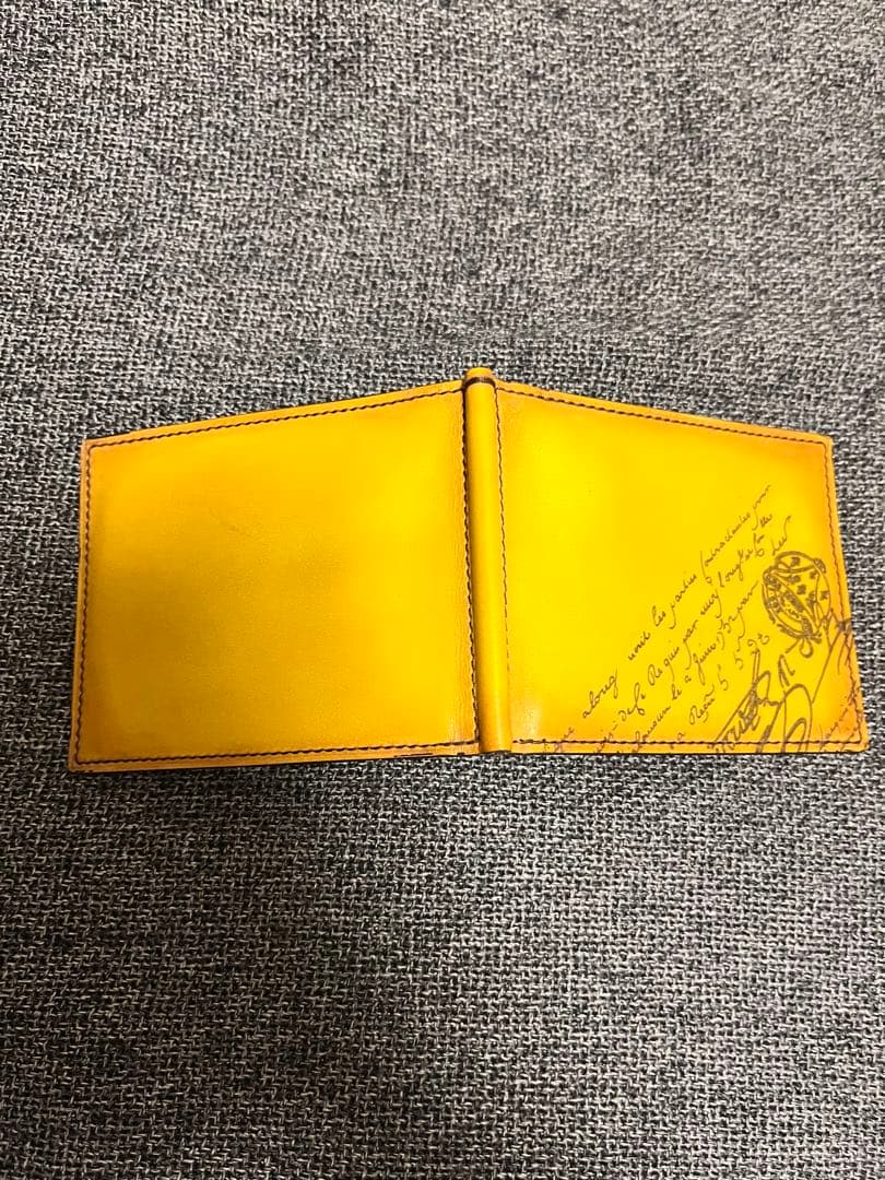 BERLUTI レザー 二つ折り財布　マネークリップ
