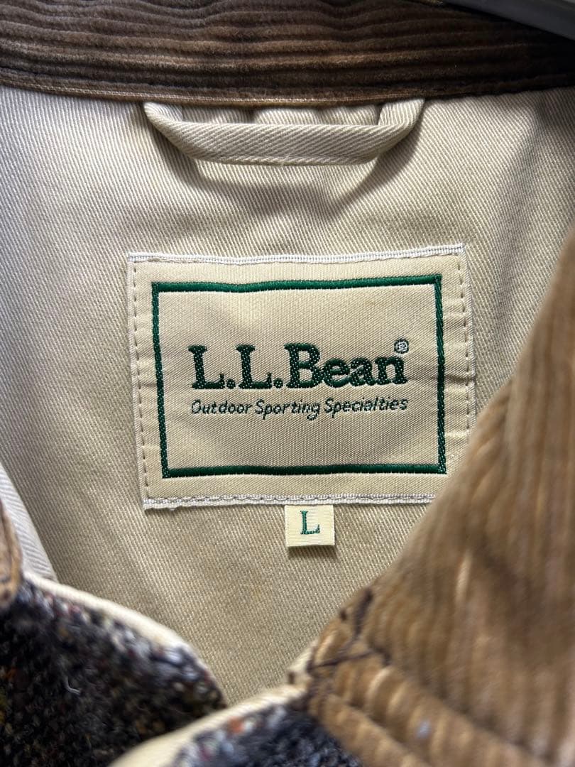L.L.BEAN エルエルビーン　ハンティングジャケット　ツイード　L ブラウン
