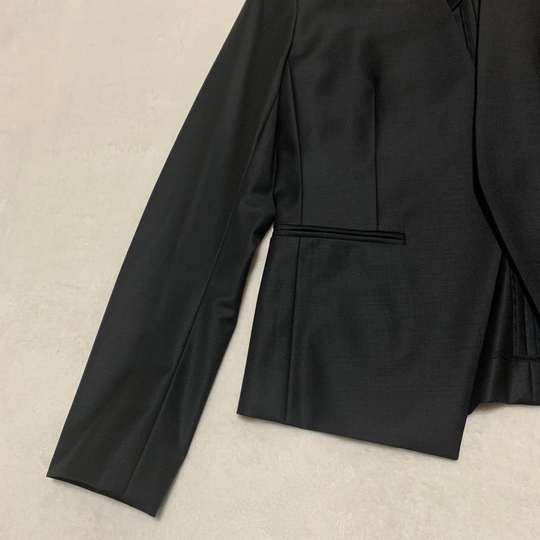 未使用級✨セオリーリュクス EXECTIVE ノーカラージャケット ブラック40