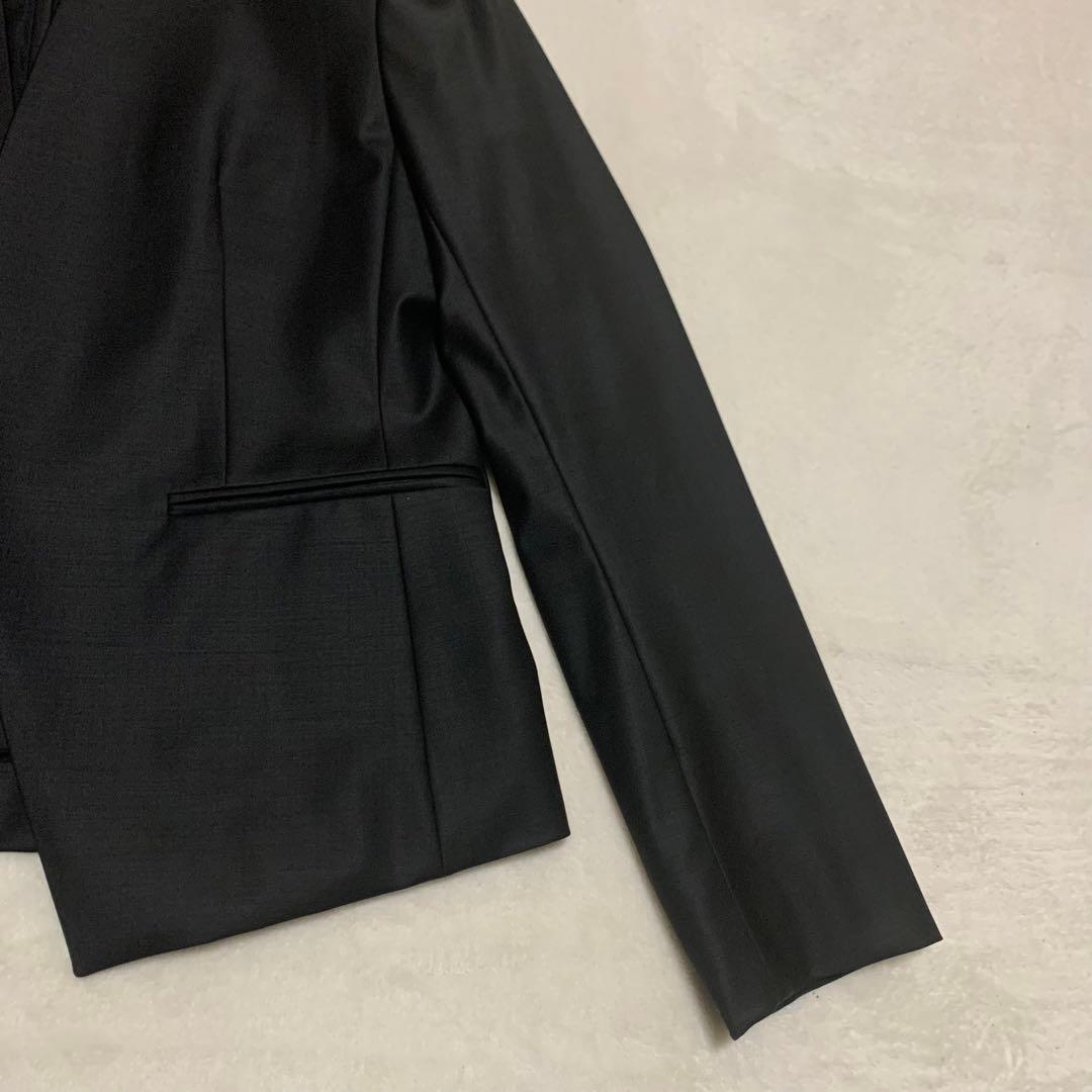 未使用級✨セオリーリュクス EXECTIVE ノーカラージャケット ブラック40