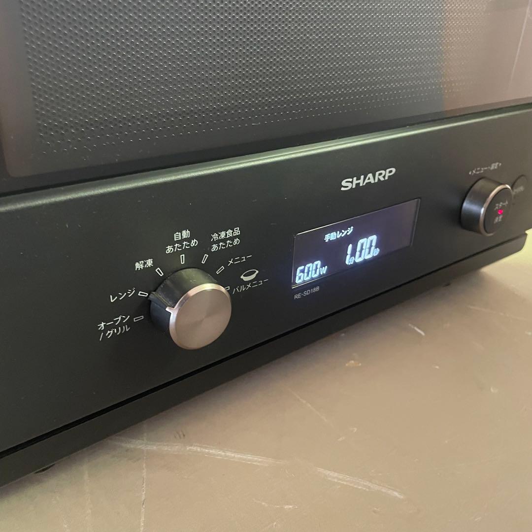 【超美品‼️】2024年製　シャープ オーブンレンジブラック
