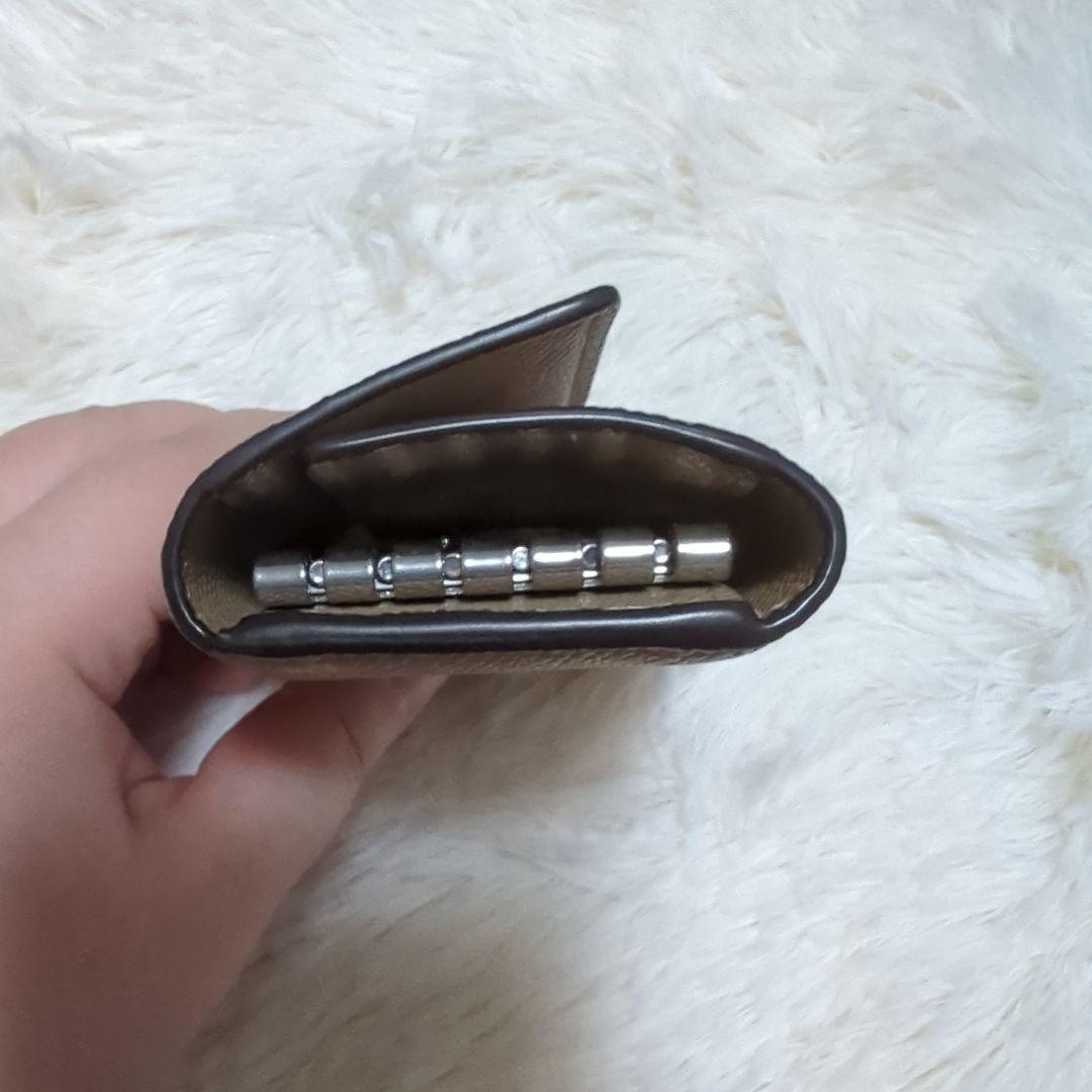 COACH　キーケース　ベージュ