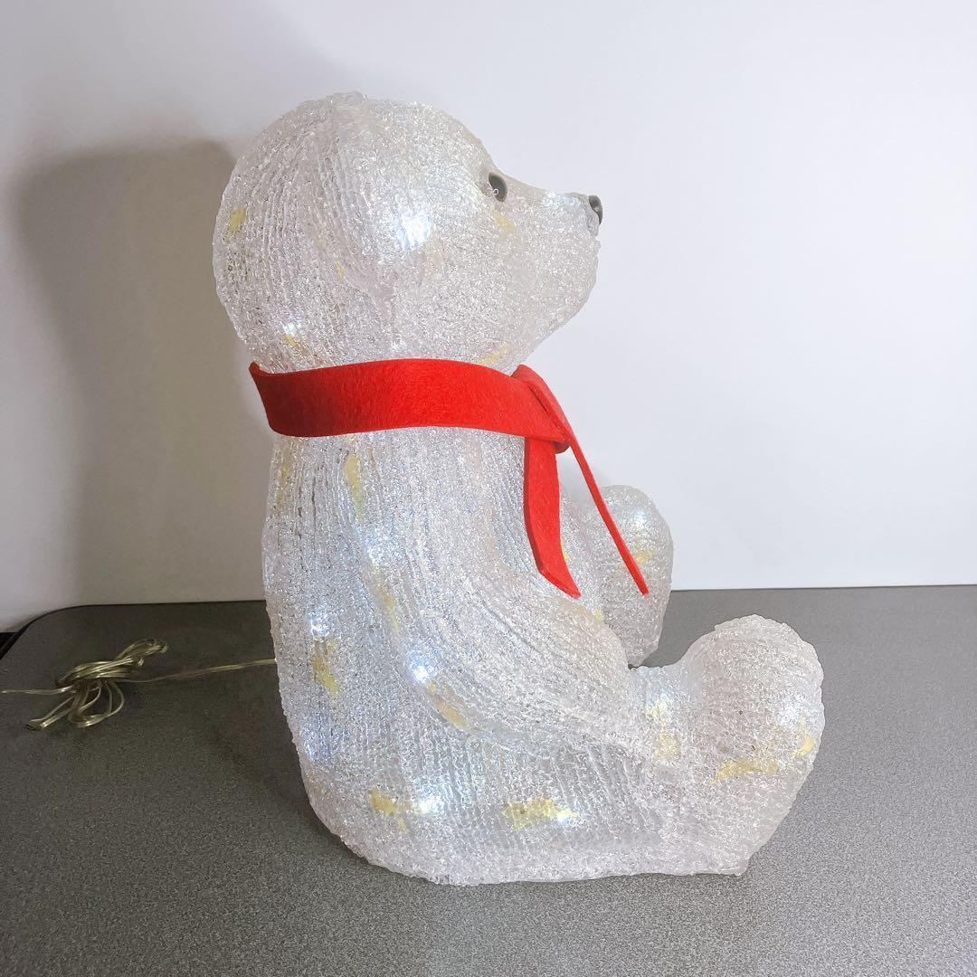 テディベア シロクマ2点セット　 LED