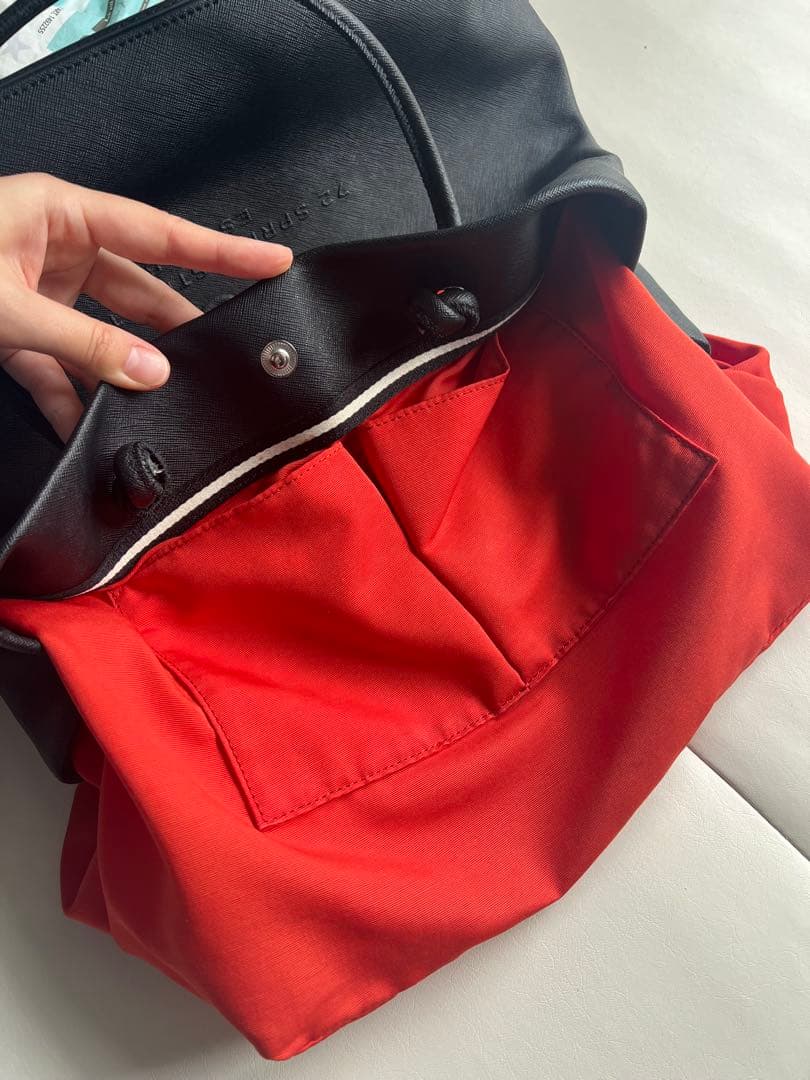 ぼのぼの⭐︎　MARC JACOBS ロゴ　ショッパー　トートバッグ