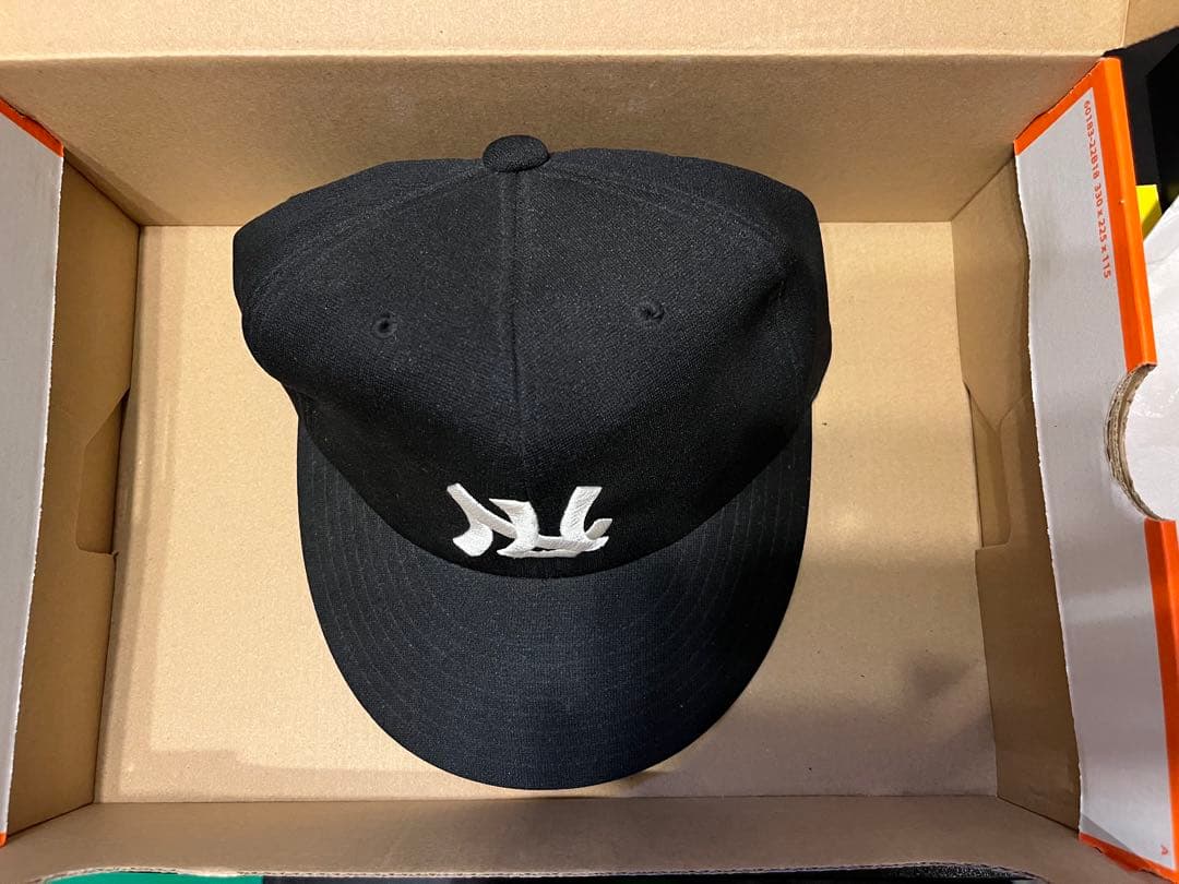 【けい】【デッドストック】西鉄ライオンズキャップ 黒 3L