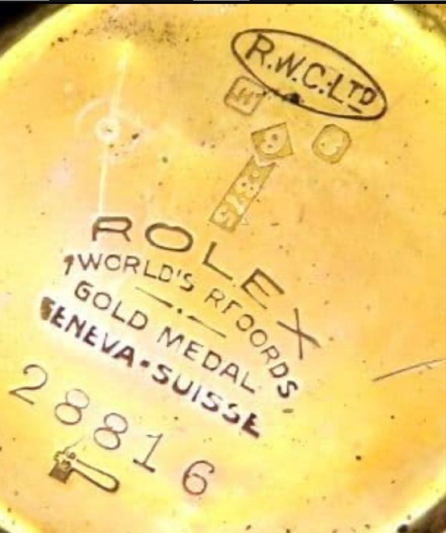 訳あり！ROLEX ロレックス9金375 アンティーク腕時計　ヴィンテージ金無垢