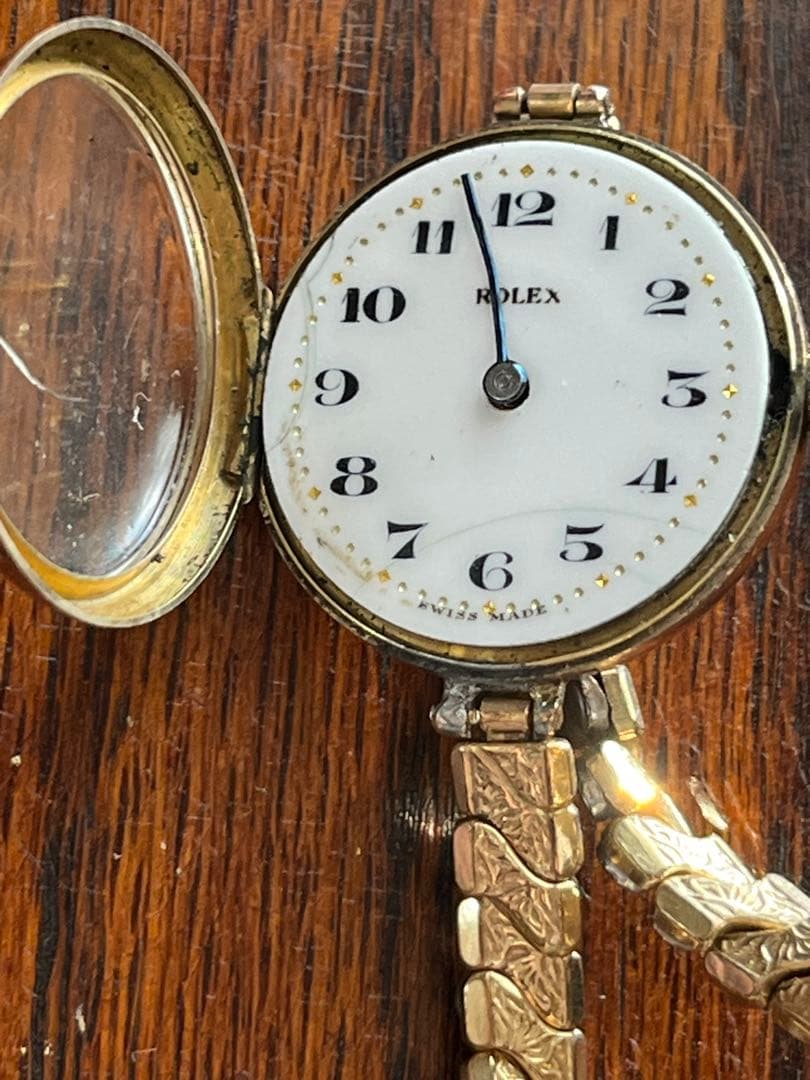 訳あり！ROLEX ロレックス9金375 アンティーク腕時計　ヴィンテージ金無垢