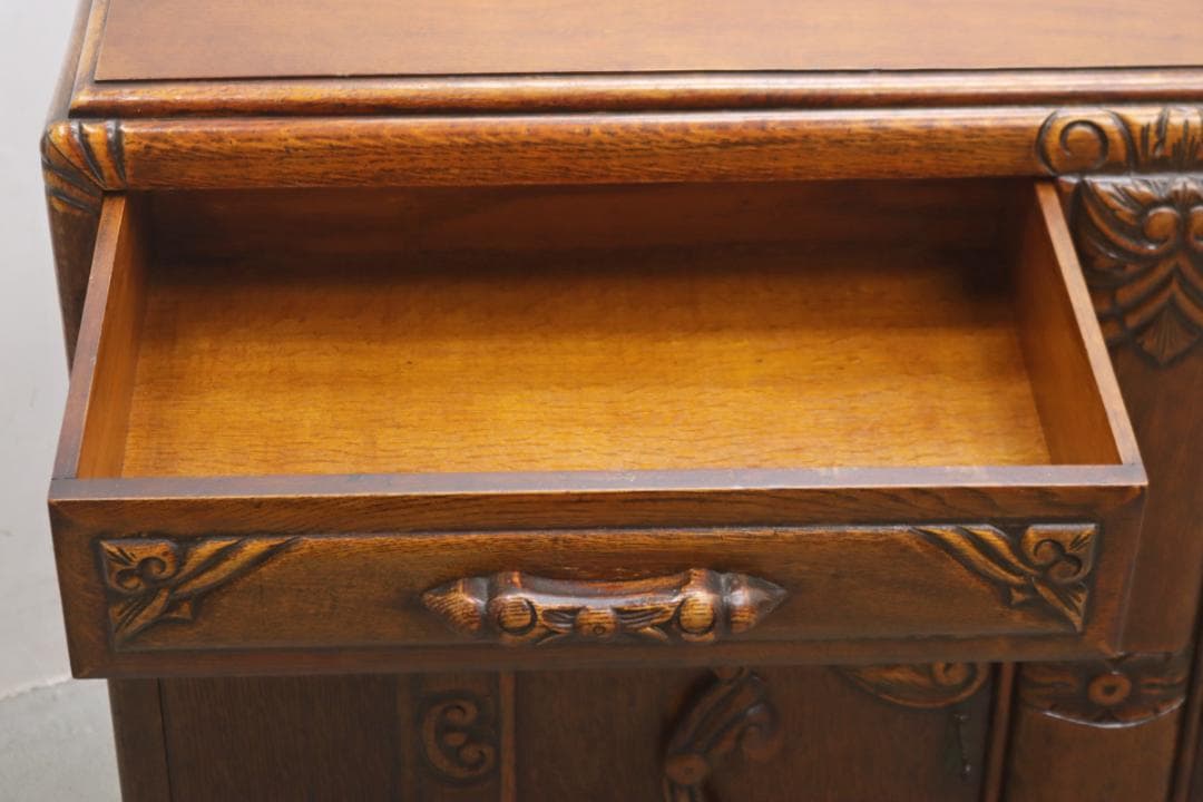 英国 イギリス ヴィンテージ バフェ サイドボード キャビネット アンティーク