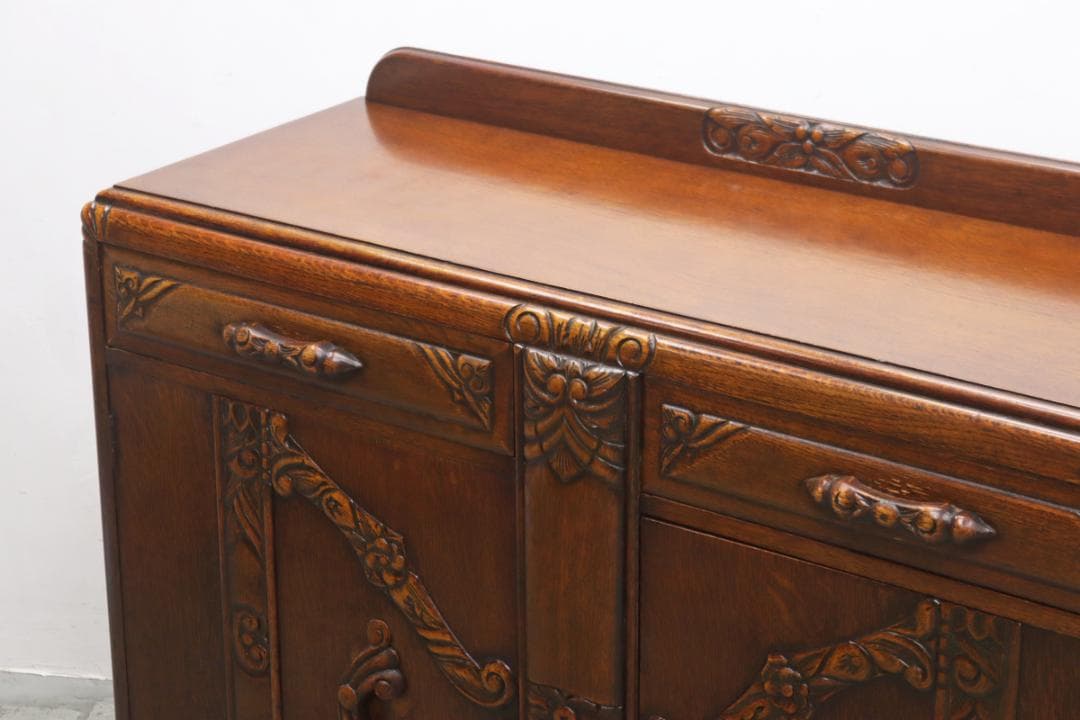 英国 イギリス ヴィンテージ バフェ サイドボード キャビネット アンティーク