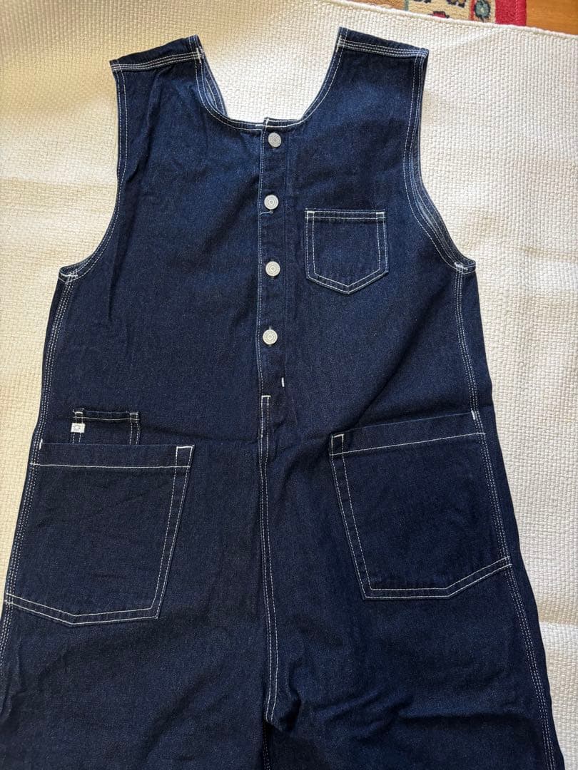 SOMETHING × FREAK'S STORE 別注ボタンフライサロペット