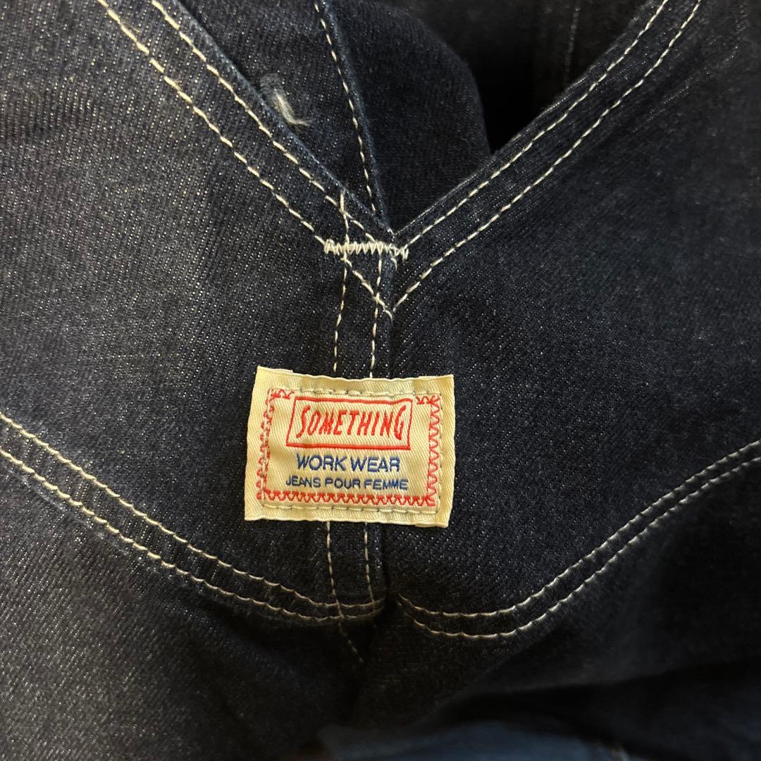 SOMETHING × FREAK'S STORE 別注ボタンフライサロペット