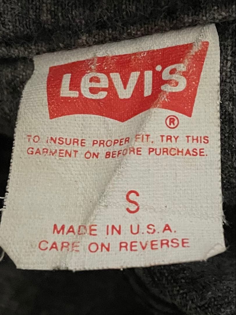 80s Levi's アシッドウォッシュ 70507 ブラックデニム USA製