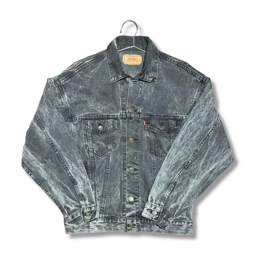 80s Levi's アシッドウォッシュ 70507 ブラックデニム USA製