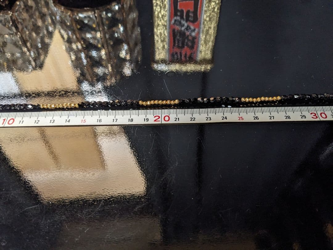 k18　オニキス　アンクレット　オーダー　神社