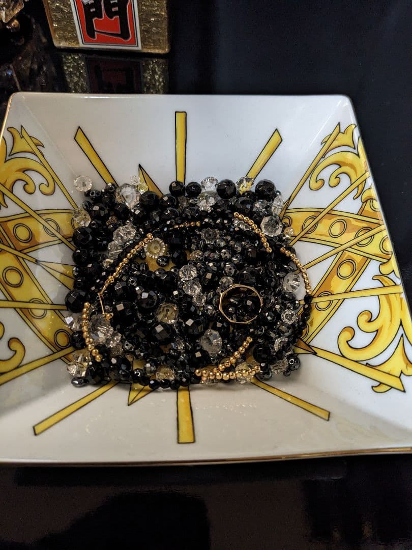 k18　オニキス　アンクレット　オーダー　神社